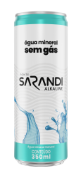 Água Mineral Sarandi Alkaline Lata 350 ml SG